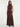 Dianne Halterneck Backless Satin Maxi Dress Chocolate