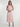 Odessa One Shoulder Satin Midi Dress Blush