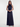 Dianne Halterneck Backless Satin Maxi Dress Navy