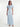 Ava Marie Flutter Sleeve Satin Maxi Dress Light Blue