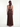 Dianne Halterneck Backless Satin Maxi Dress Chocolate
